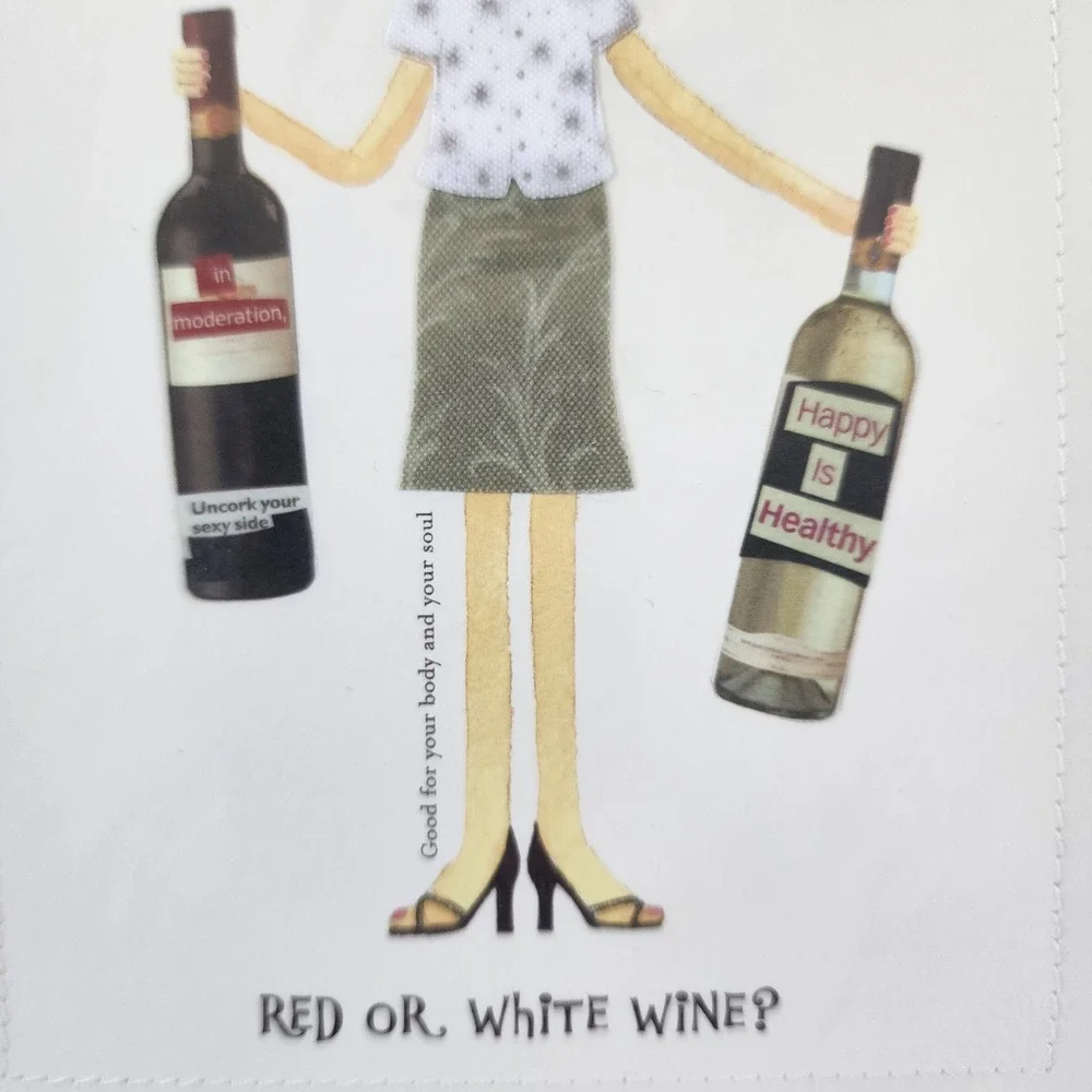 Papyrus Birthday Friendship Card Red or White Wine Humorous Greeting Card NIP